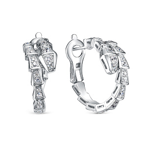 HPT0415-E4_SR_WG Серьги (Ag 925)