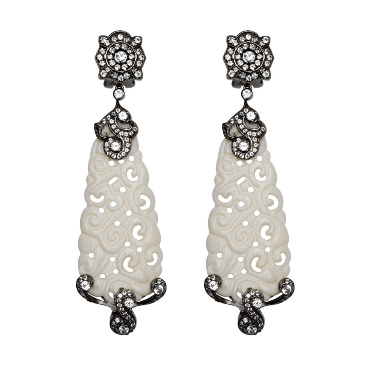 BUDE287 Серьги (Ag 925)