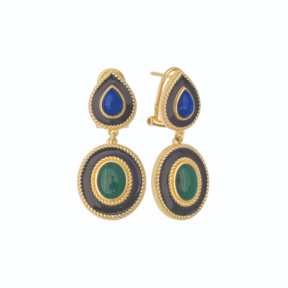 MALE070 Серьги (Ag 925)