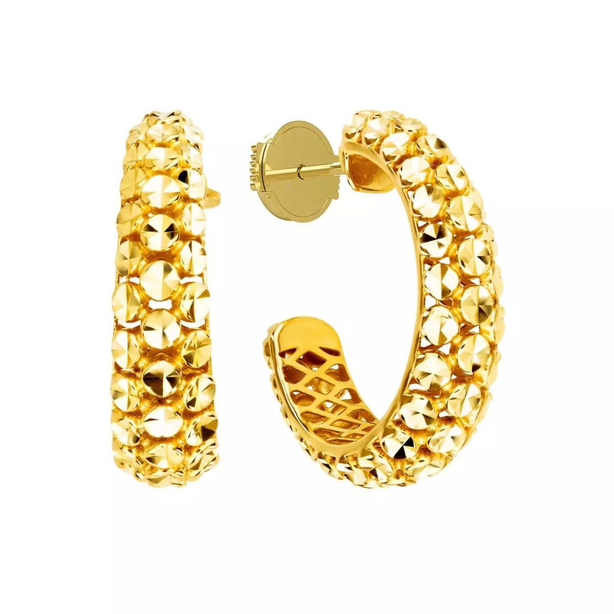 07-ТР-П2002-1-А Серьги (Au 585)