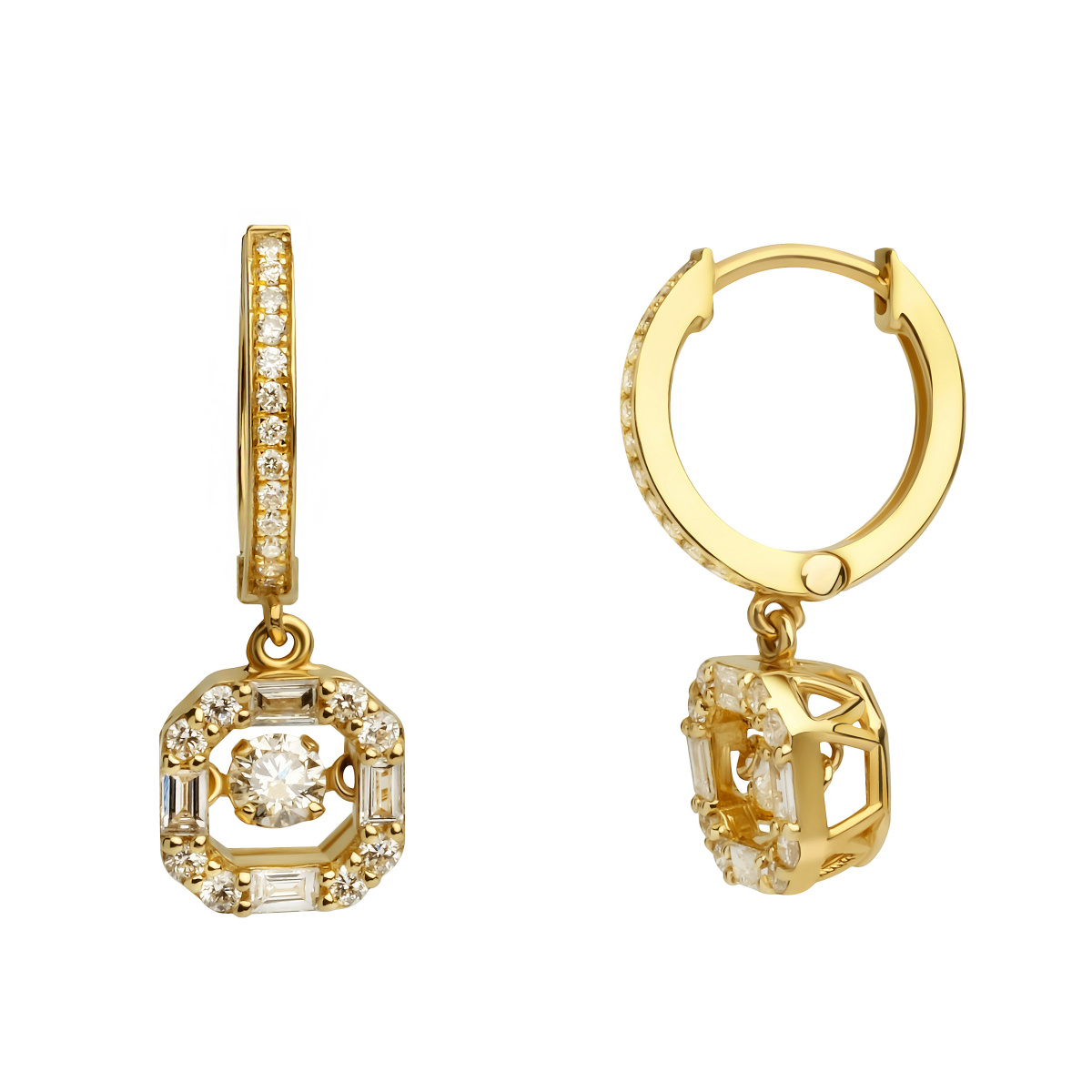 TMSEK-G/ PIR0096925 Серьги (Au 585)