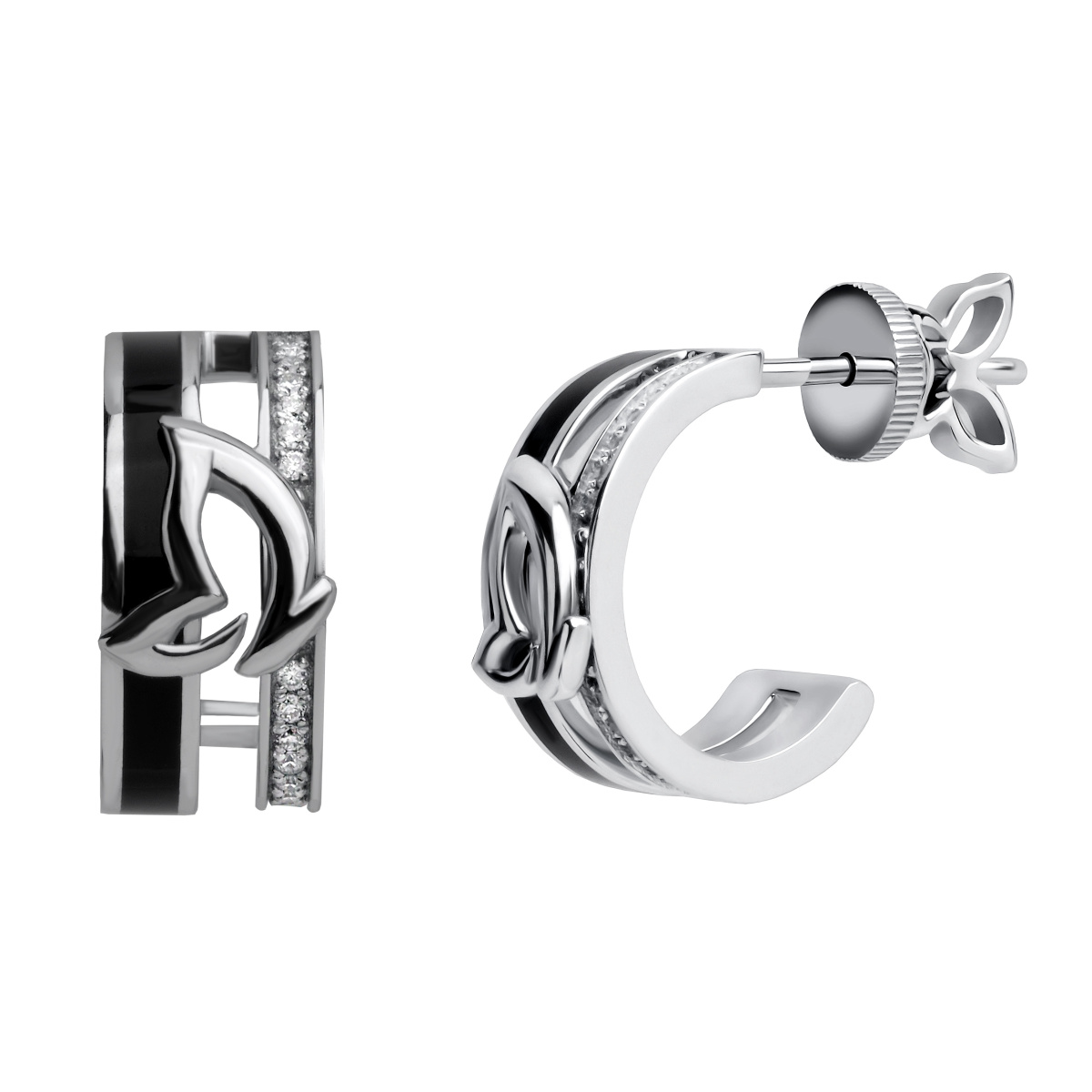 AKP01405-W/ PIR0097125 Серьги (Au 585)