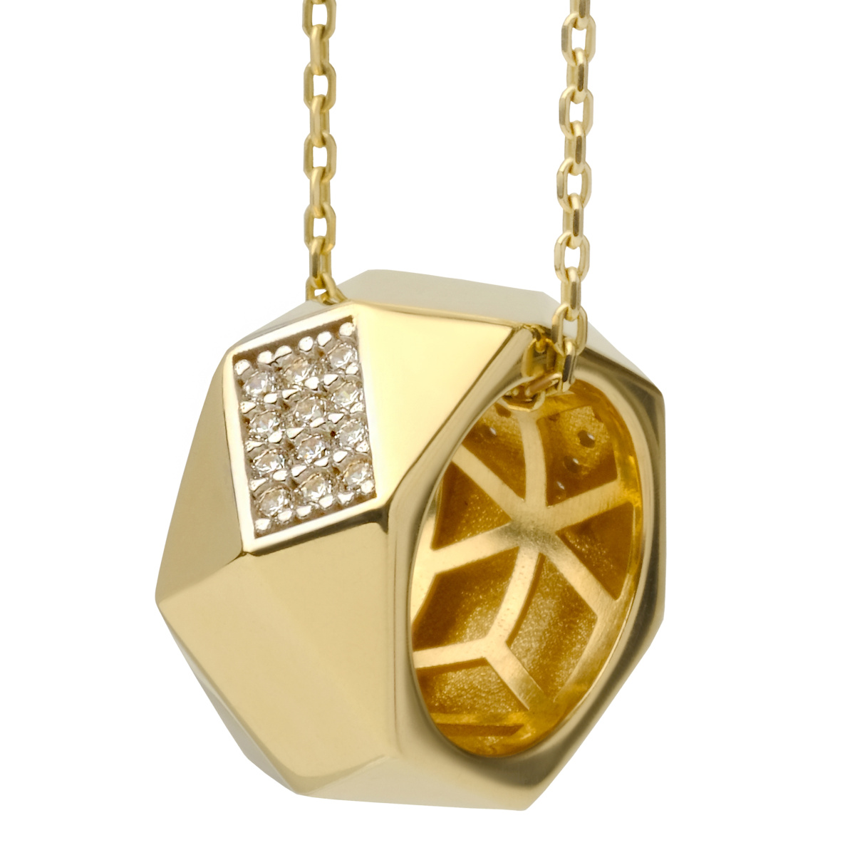 ORLHN007/ 123000577811 Колье (Au 585)