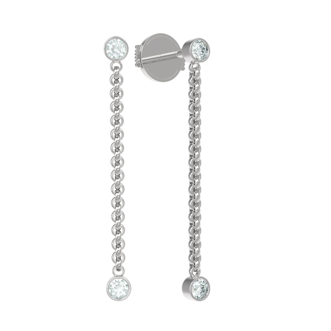 Т801-2785-0-00 +серт. Серьги (Au 585)