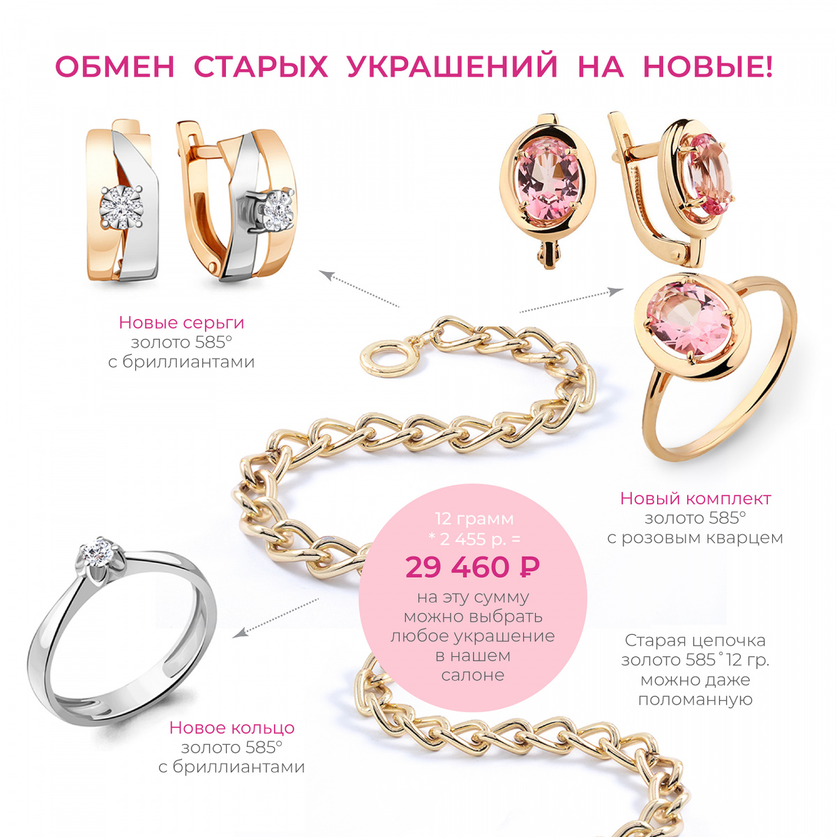 Обмен СТАРЫХ украшений на НОВЫЕ!