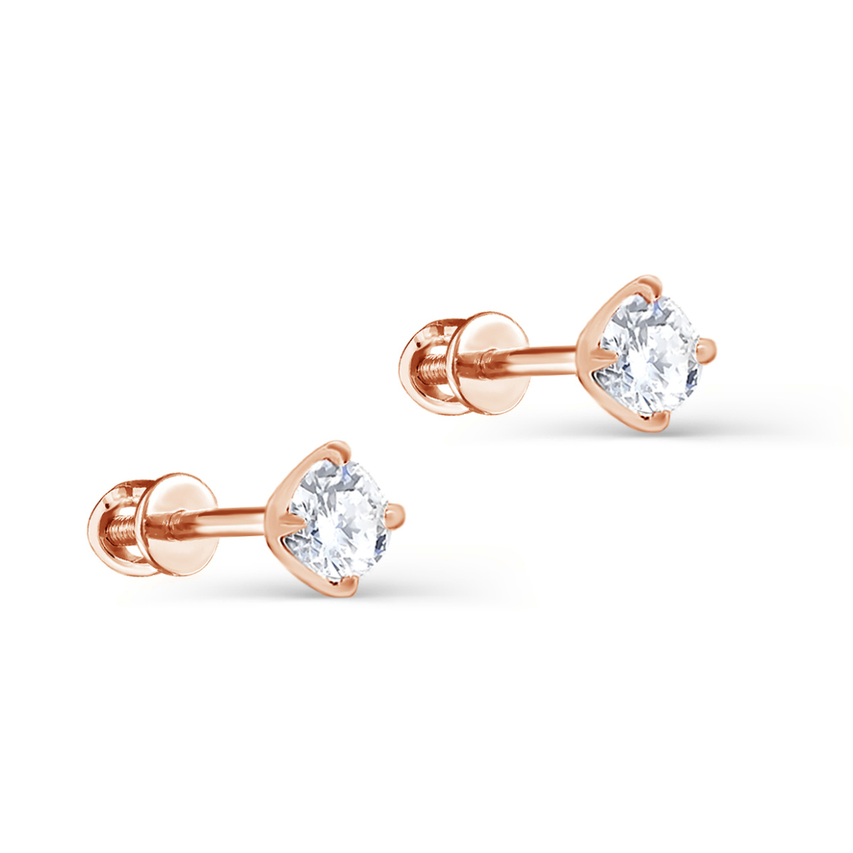 2-0115-1000 №6-22 Серьги (Au 585)