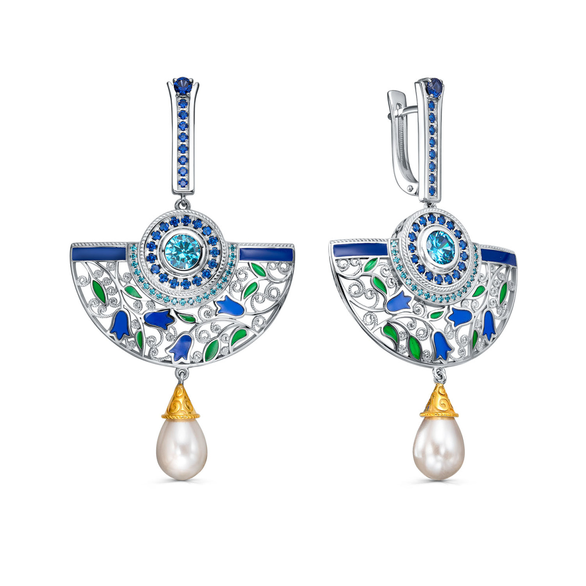 12-422-0101 Серьги (Ag 925)