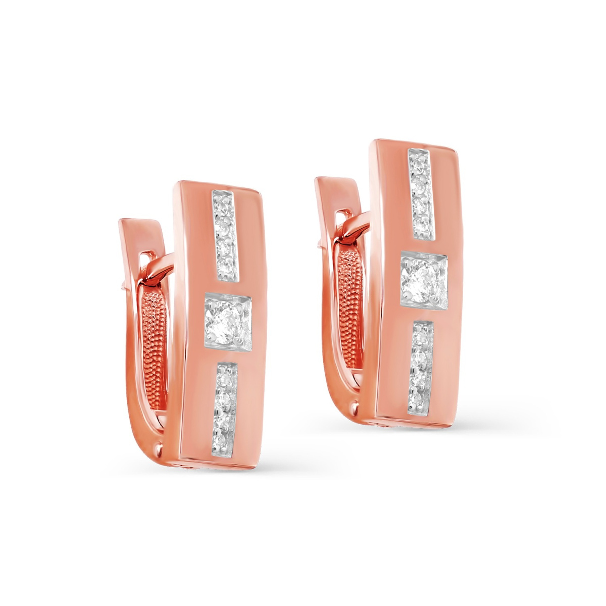 12-01776-1000 №9-24 Серьги (Au 585)