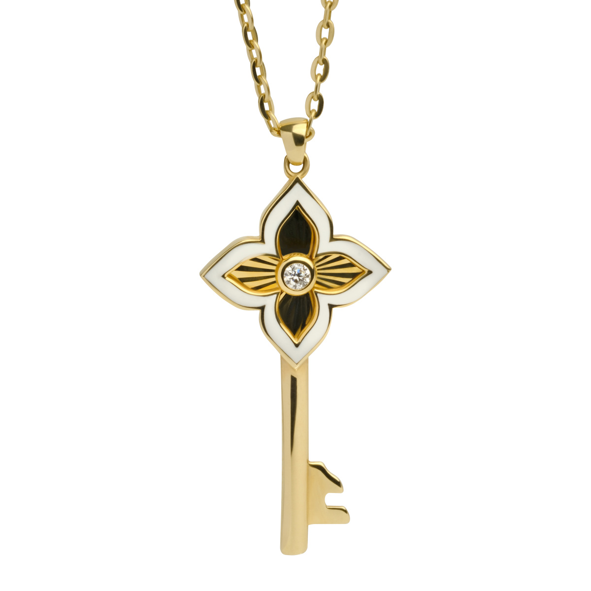 RSN052-W/ 123000581211 Колье (Au 585)