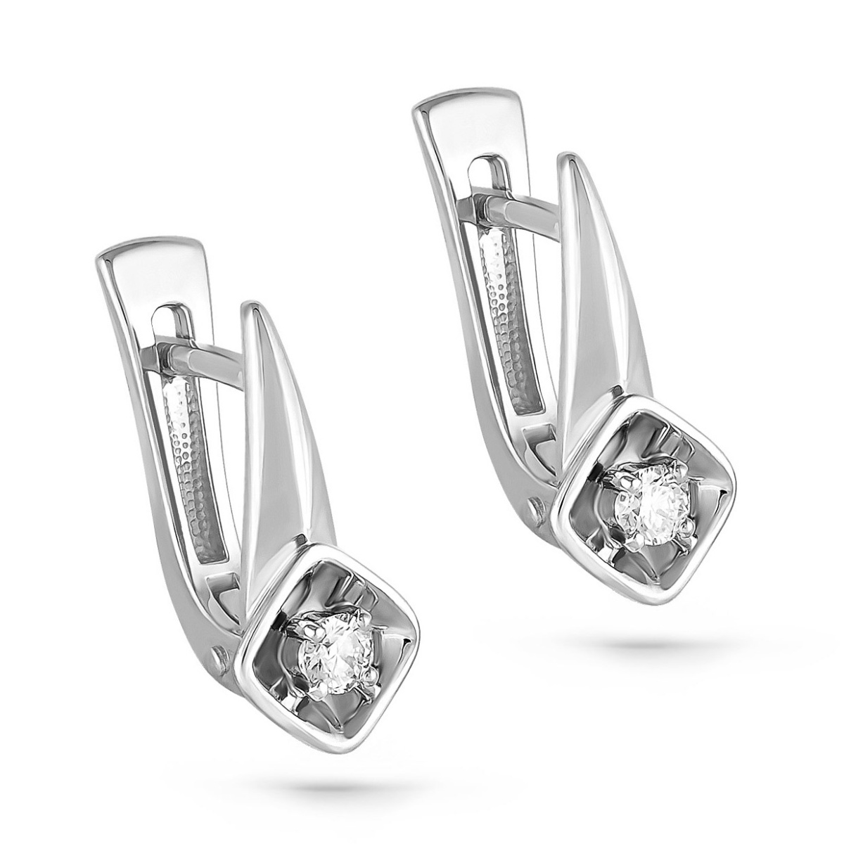 12-1853-1000 №4-17 Серьги (Au 585)