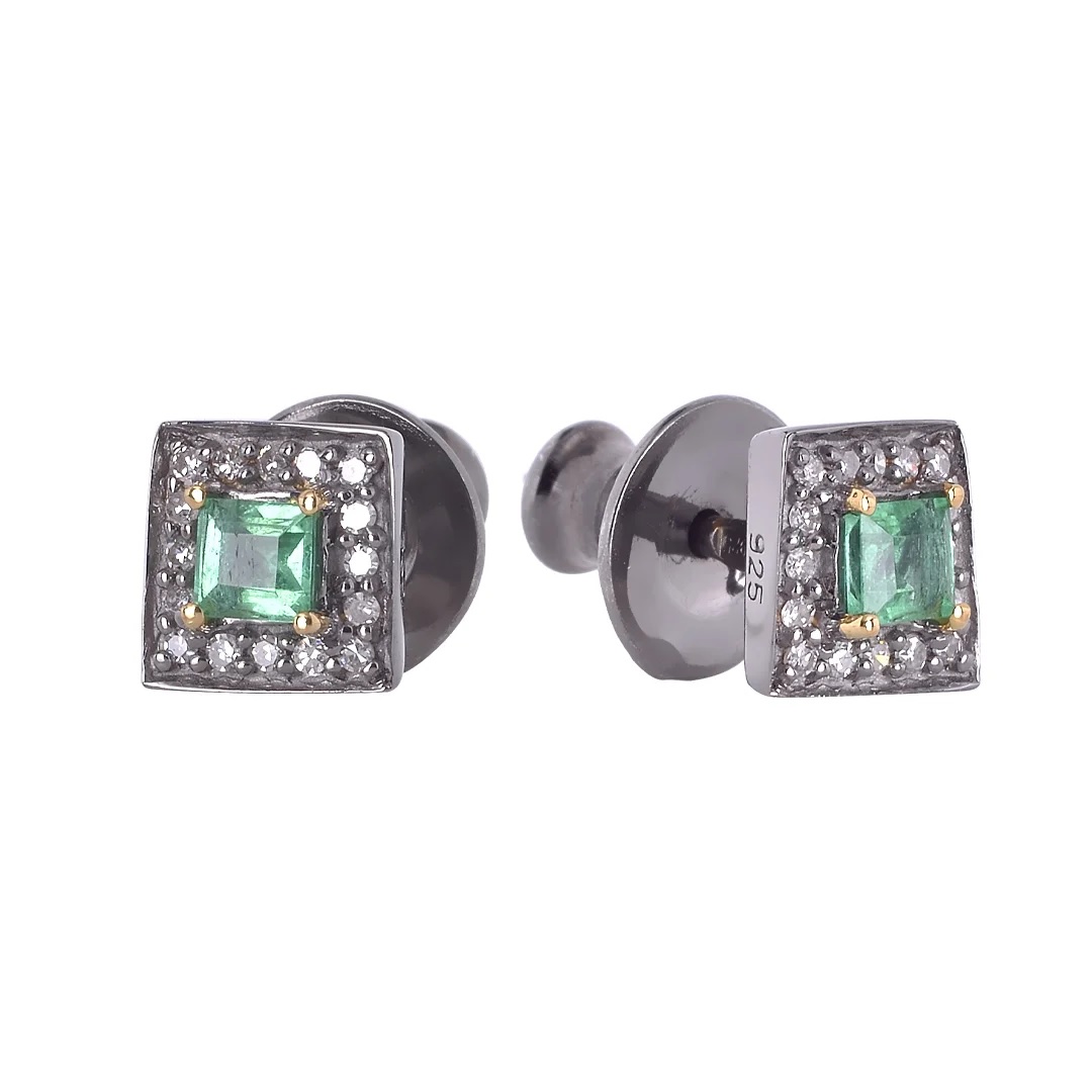 BYZE089EM-1 Серьги (Ag 925)