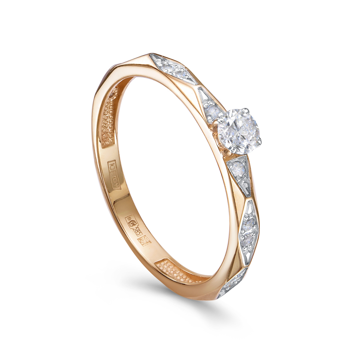 1-0688-1000 №17-24 Кольцо (Au 585)