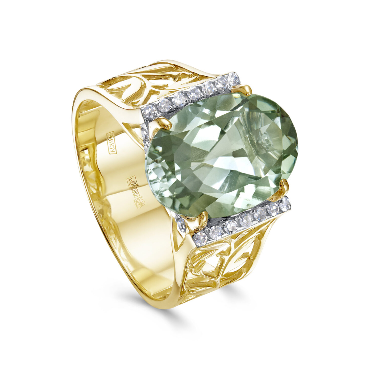 11-21989-21100 №4-25 Кольцо (Au 585)