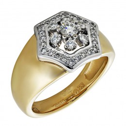 010425-Ж/Б Кольцо (Au 750)