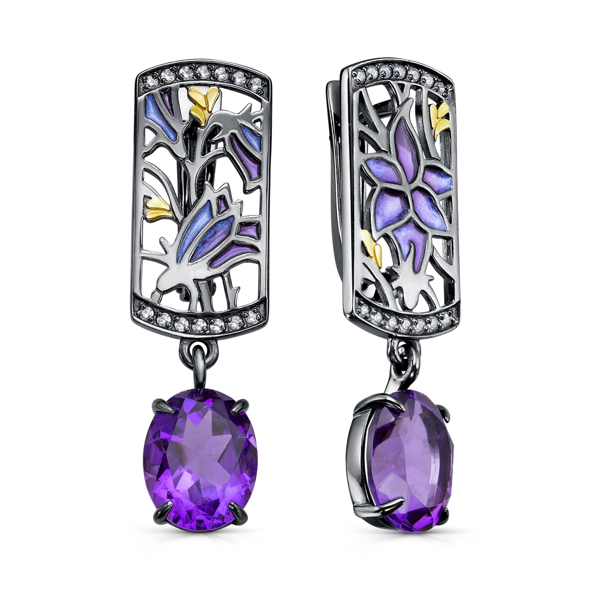 12-870-5326 Серьги (Ag 925)