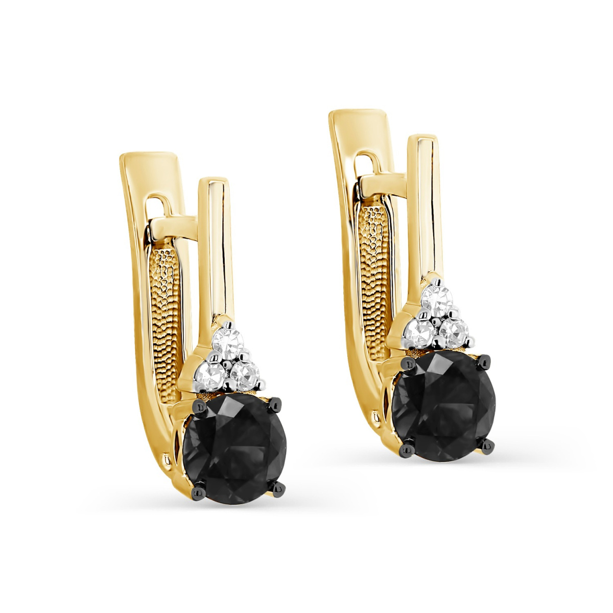 12-21694-21600 №5-23 Серьги (Au 585)