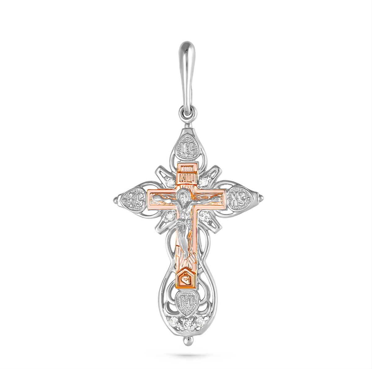 3-1058-1000 №8-13 Крест (Au 585)