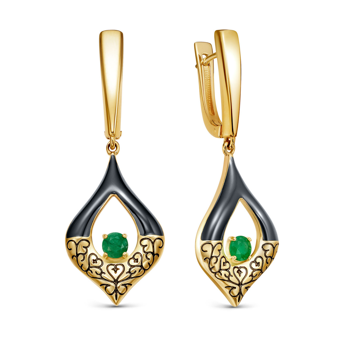 12-711-1287 №8-25 Серьги (Ag 925)