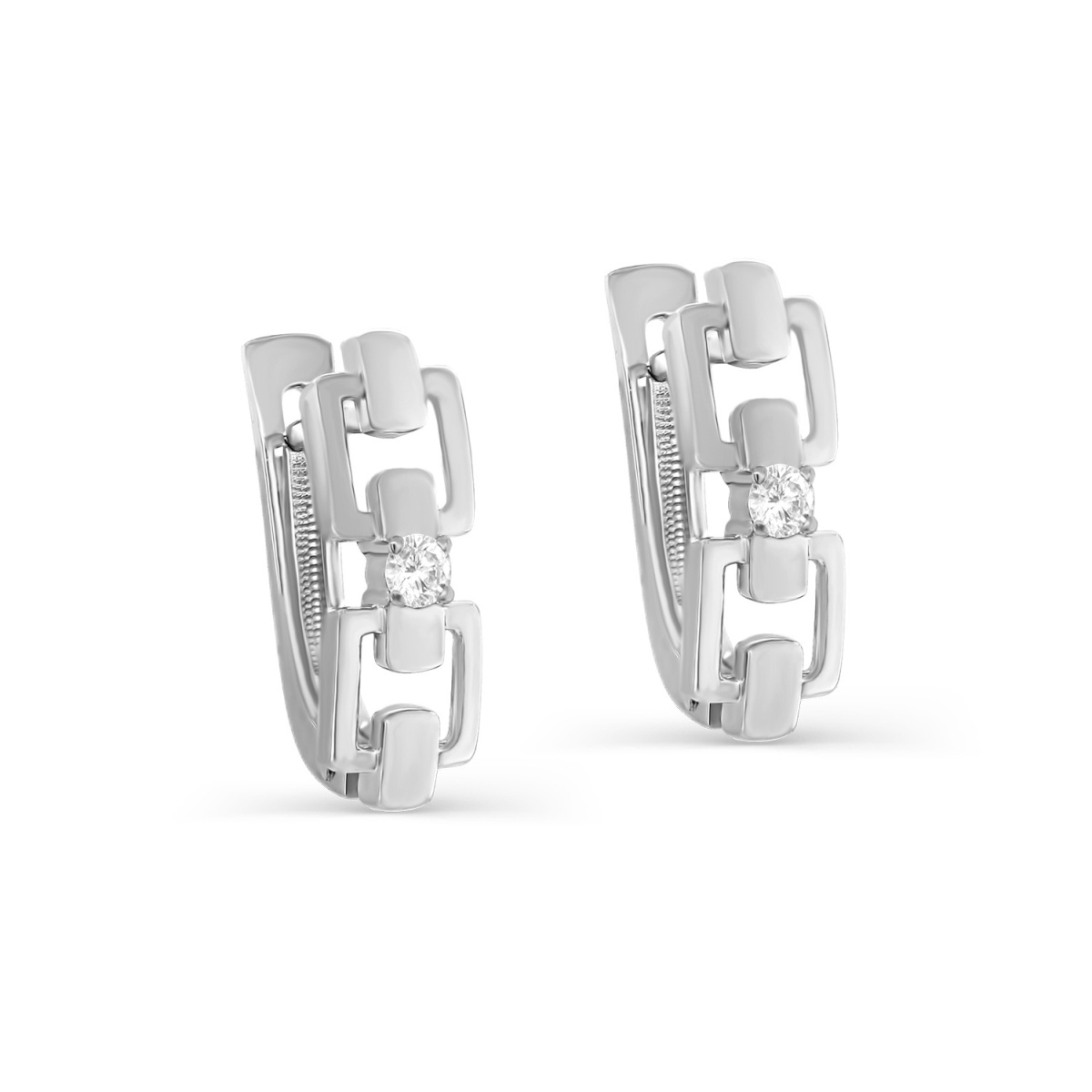 12-11781-1000 №5-23 Серьги (Au 585)