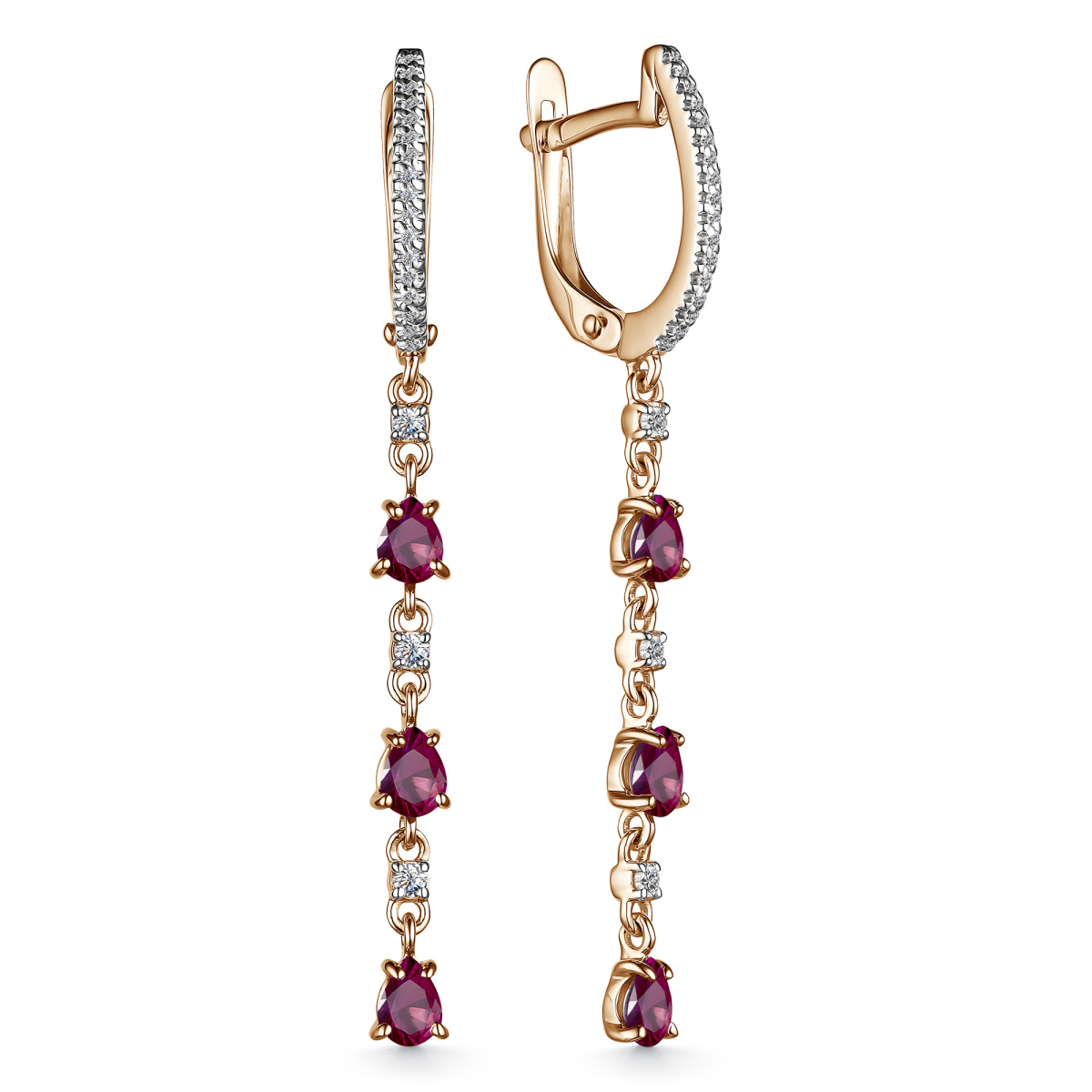 25297-103 Серьги (Au 585)