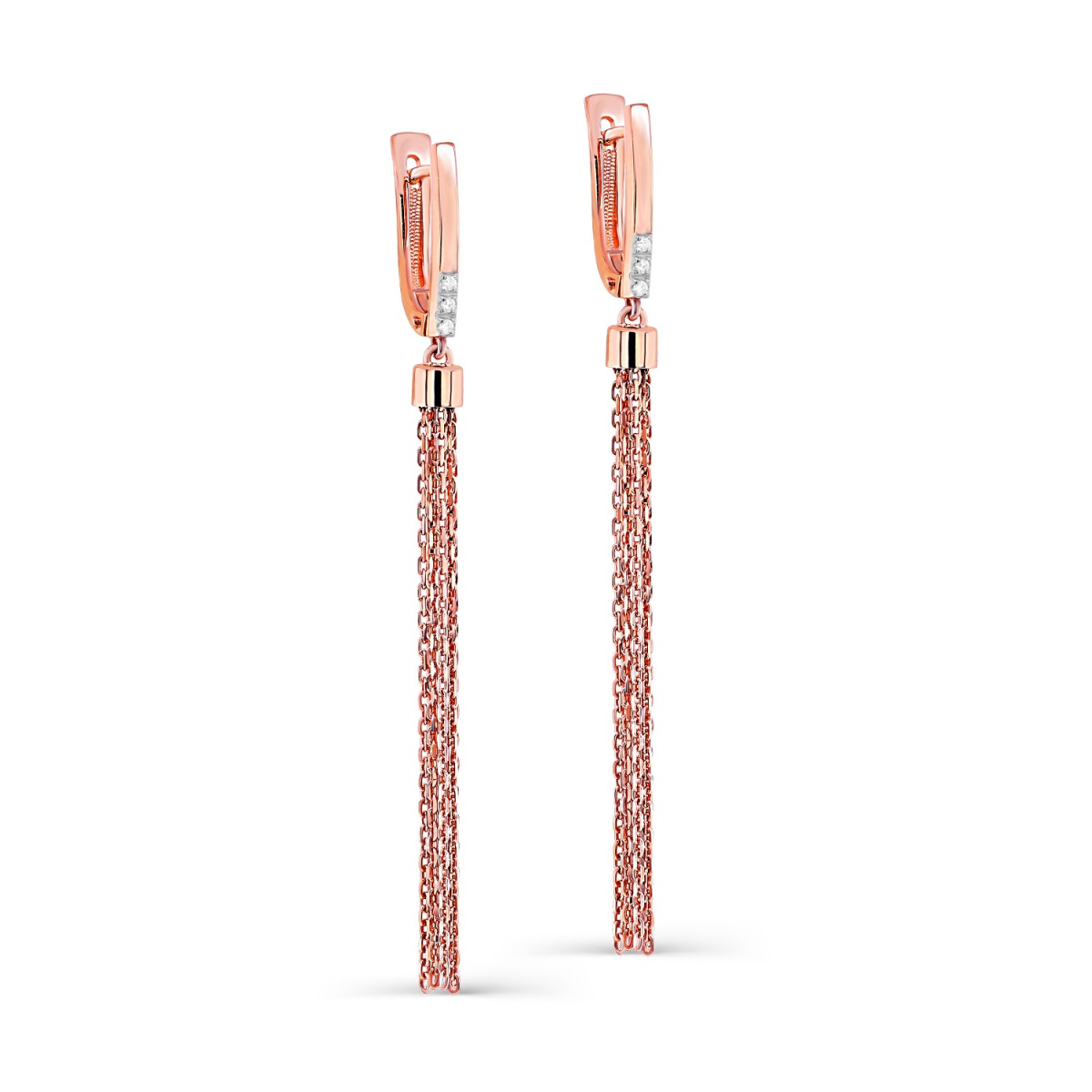 12-01737-1000 №14-24 Серьги (Au 585)