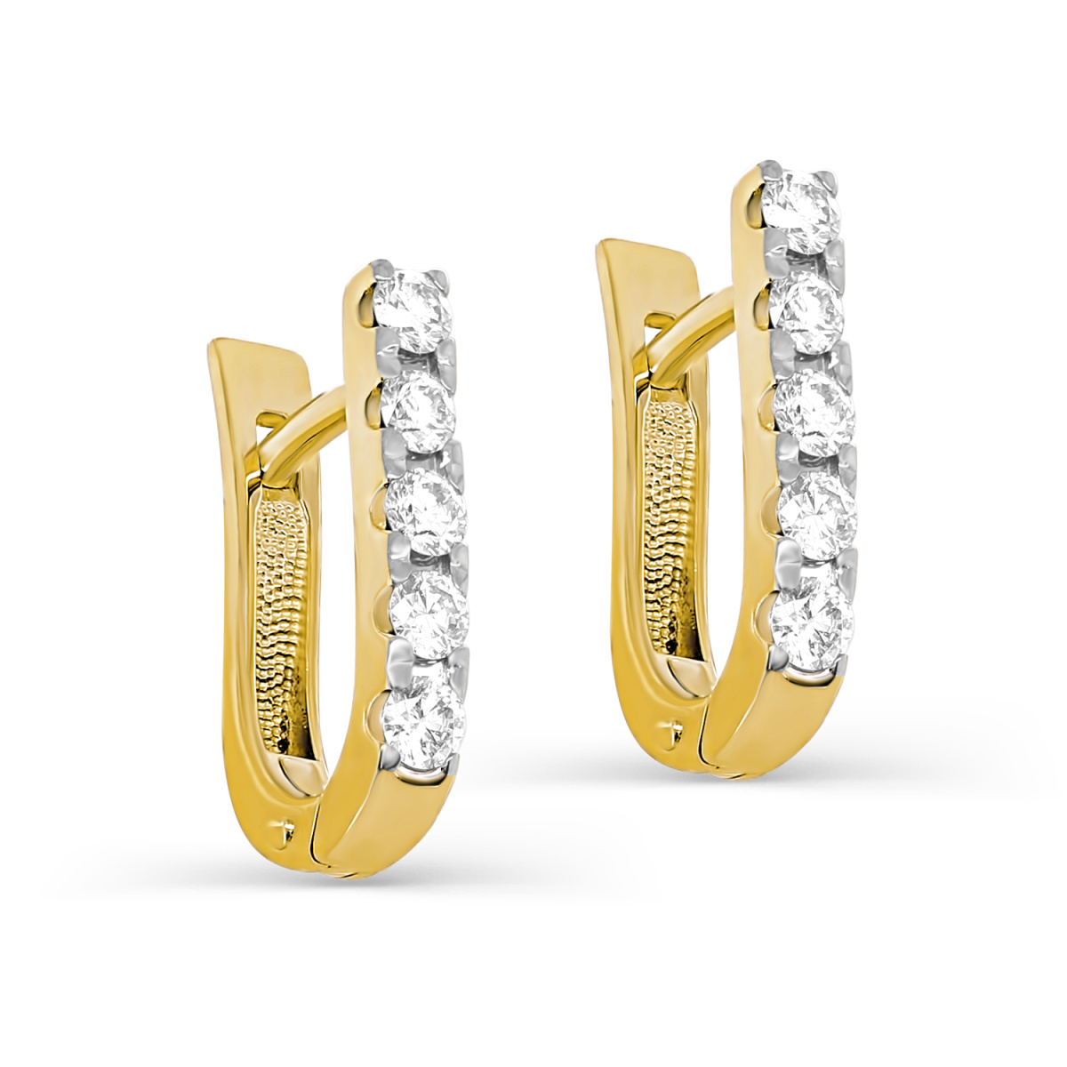 12-21546-1000 №2-23 Серьги (Au 585)