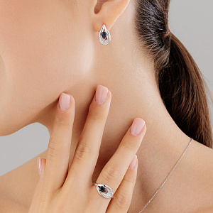 25347-202 Серьги (Au 585)