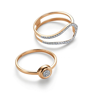 16668-100 Кольцо (Au 585)