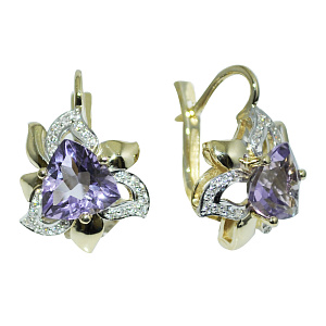 12107/а Серьги (Au 585)