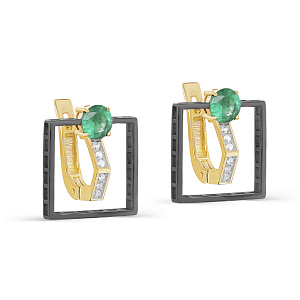 12-21915-1289 №2-23 Серьги (Au 585)