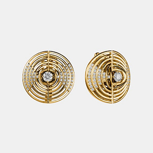 Зс-14042 Серьги (Au 585)