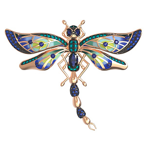 Т3-450-1-17-Н +серт. Брошь (Au 585)