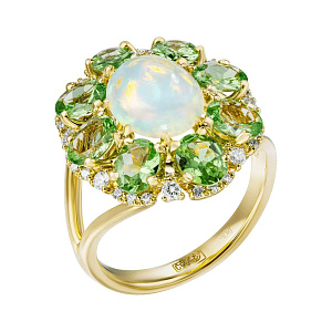 1_04219 (оп) Кольцо (Au 750)