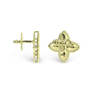 12-Т-П22101-1-А2-В +серт. Серьги (Au 585)