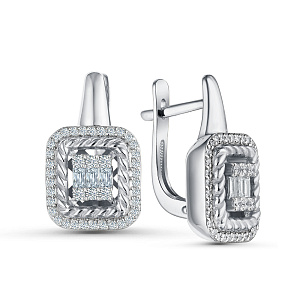 02-P0522-03-001-07-03 Серьги (Au 585)