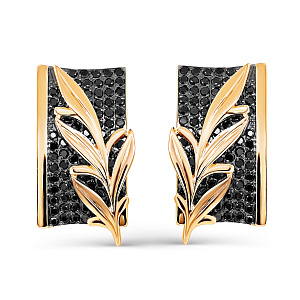 12-21615-3089 №3-22 Серьги (Au 585)