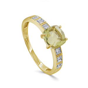 11-21873-12100 №3-23 Кольцо (Au 585)