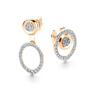 26668-100 Серьги (Au 585)