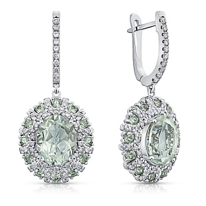 MJ-2204E_SR_GSA_GA_WG Серьги (Au 750)