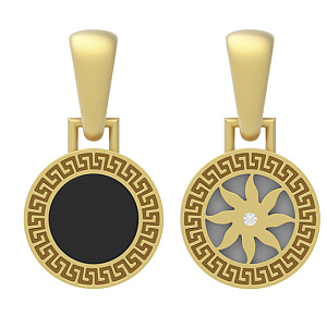 09-Т-3583-1 +серт. Подвеска (Au 585)