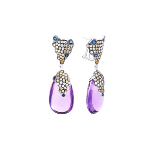 E500655AME001_SR_DC_SA_AM_WG Серьги (Au 750)