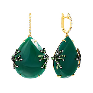 HF04227EE-YGAG Серьги (Au 585)