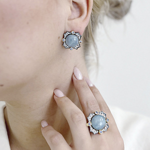 MME501AQTZ Серьги (Ag 925)