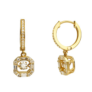 TMSEK-G/ PIR0096925 Серьги (Au 585)