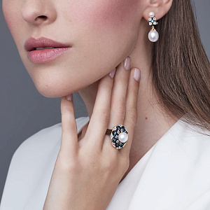 BYZR316-1 Кольцо (Ag 925)