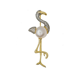 EDBR068 Брошь (Ag 925)