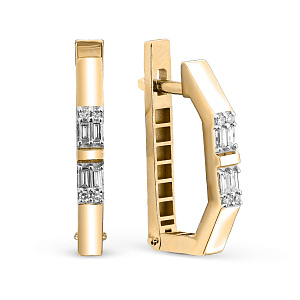 02-P0660-01-345-07-01 Серьги (Au 585)