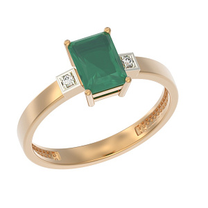 1044831-11190-Y Кольцо (Au 585)