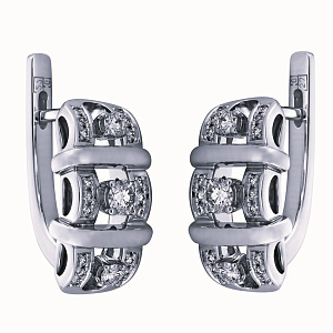 020445 Серьги (Au 750)