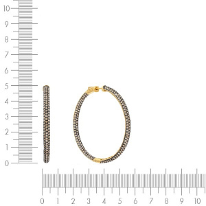 AKP3936_DN_YG_SR_DN_YG Серьги (Au 585)